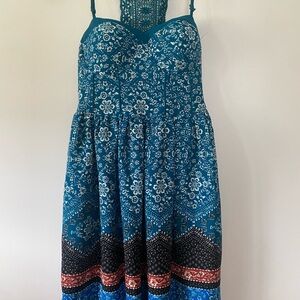 Floral Blue Sundress
